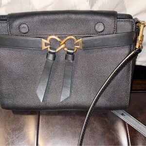 Kate Spade Black Crossbody Bag with Gold Accents